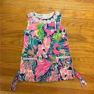 Lilly Pulitzer Vibrant Pink and Blue Kids Blouse